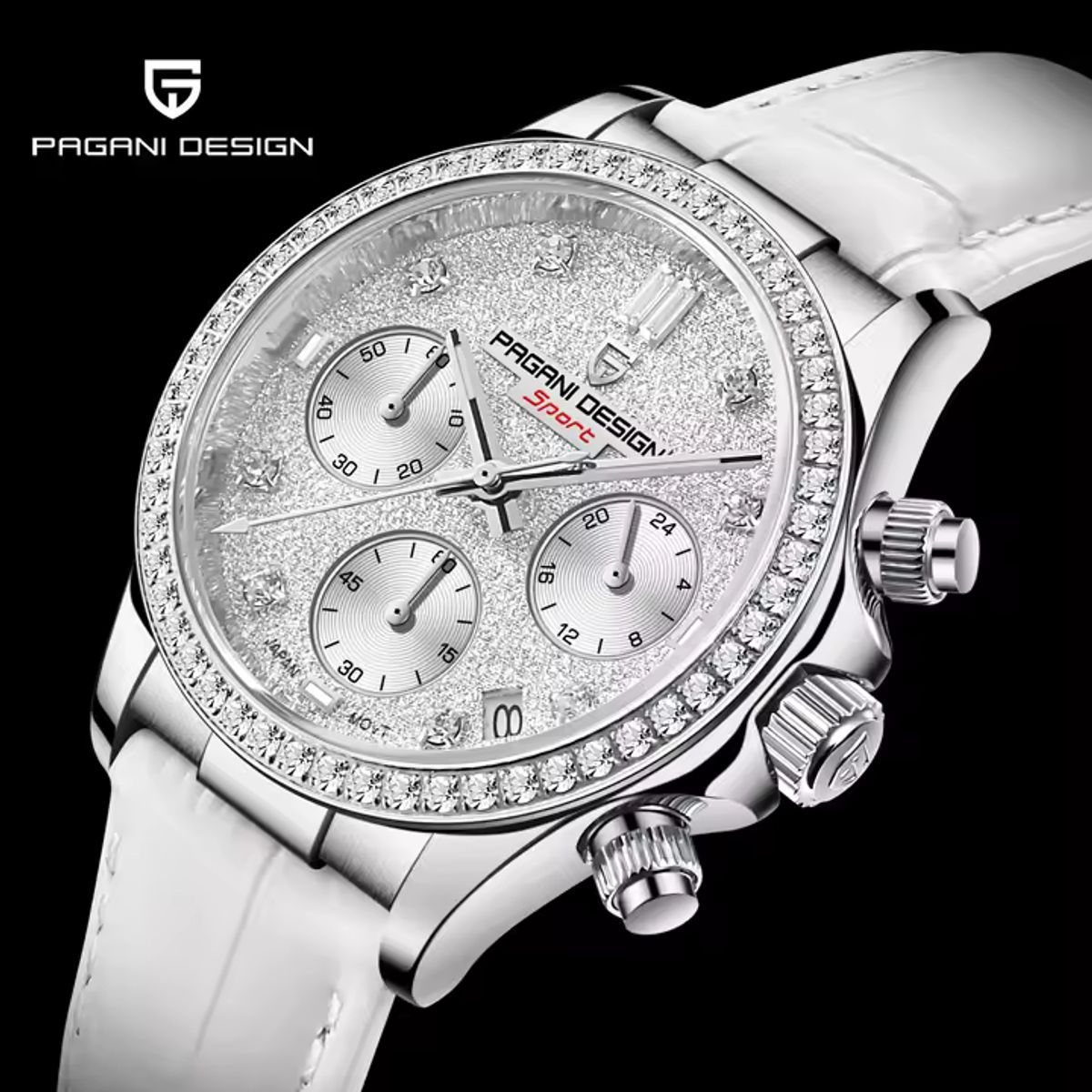 PAGANI - Reloj Pagani Dama de Cuarzo Multifuncional Cristal de Zafiro