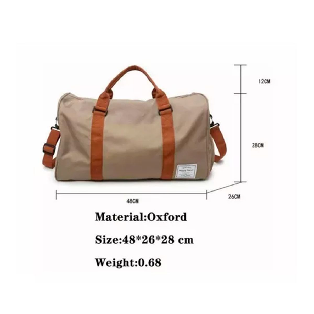 GENERICO - Bolsa Para Viaje Y Deporte Azul Oscuro