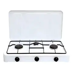 GENERICO - Cocinilla A Gas 3 Quemadores BLANCA