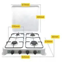 GENERICO - Cocinilla De Camping Cocinilla 4 Platos