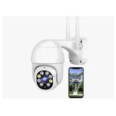 GENERICO - Cámara De Vigilancia Ip Exterior Con Movimiento 8 Led Tf