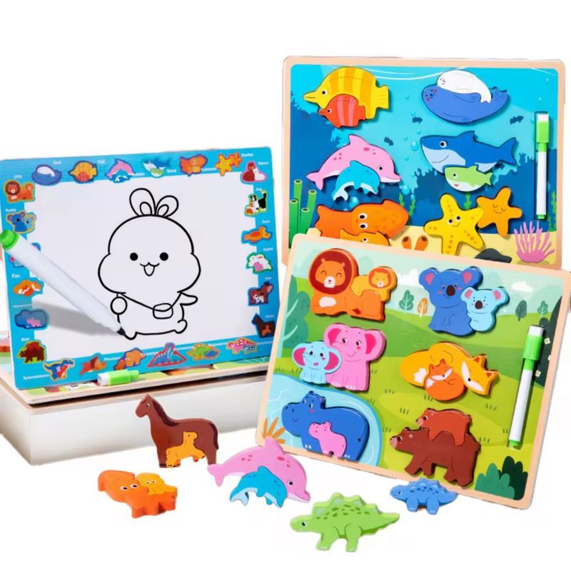 GENERICO - Puzzle Encaje Rompecabeza 3d Juego De Madera Didáctico
