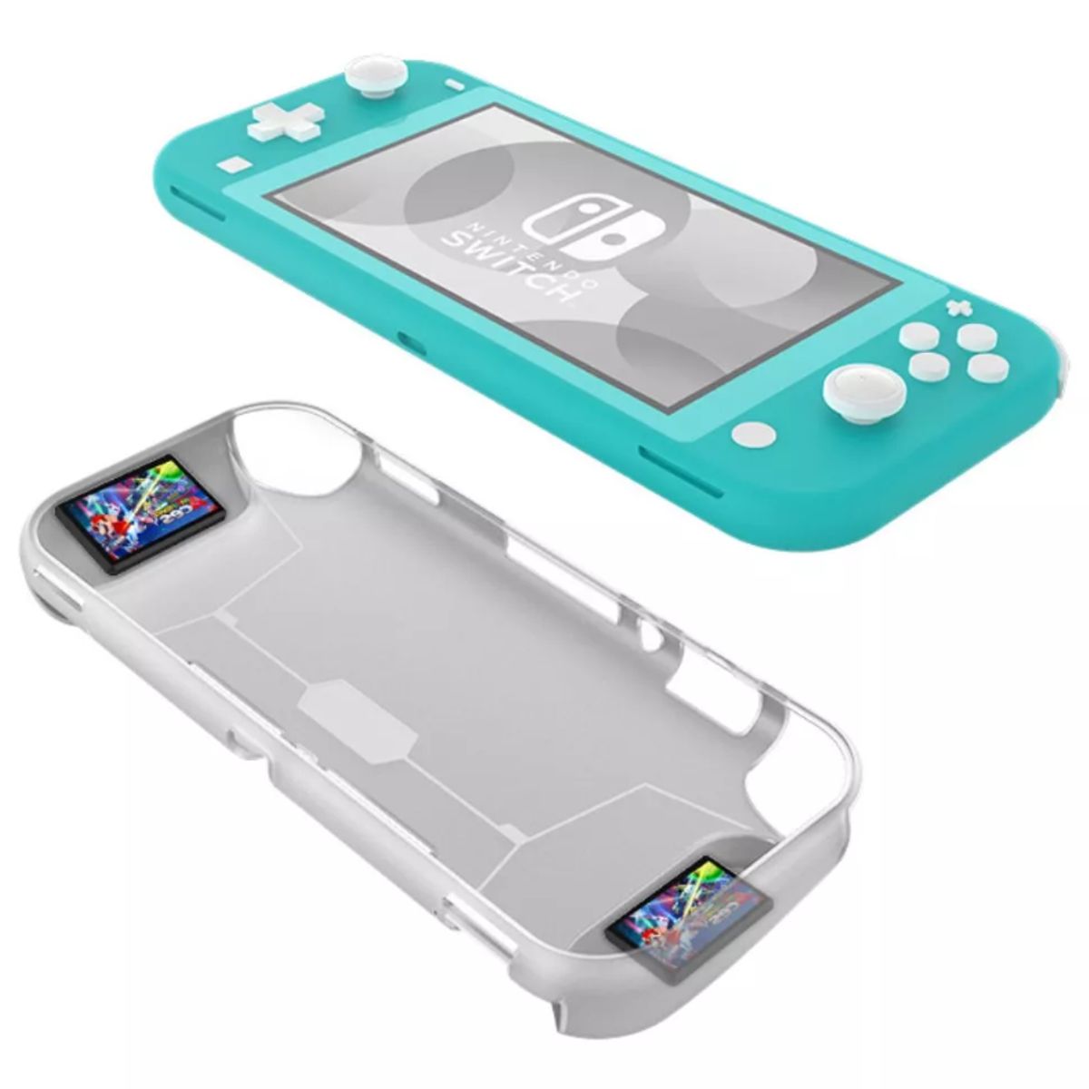 GENERICO - Funda Protectora Transparente Nintendo Switch Lite