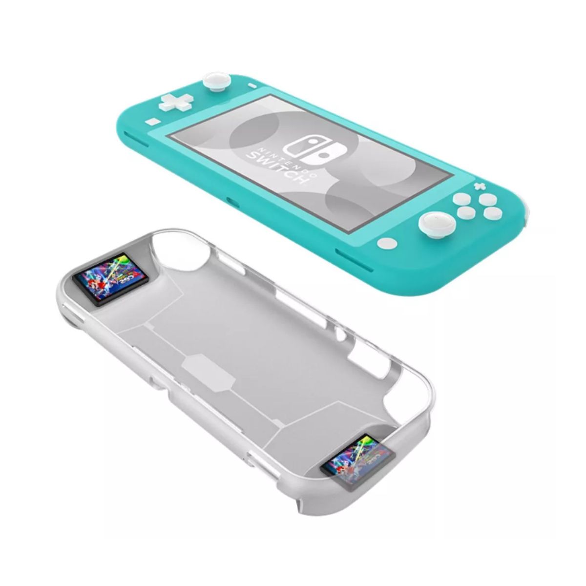 GENERICO - Funda Protectora Transparente Nintendo Switch Lite