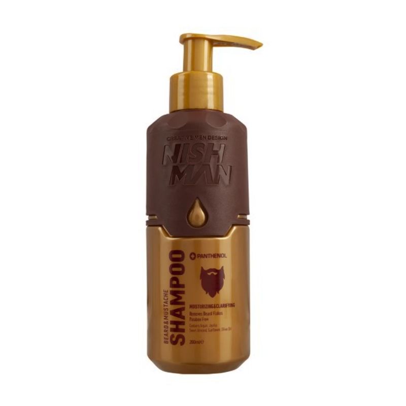 GENERICO - Shampoo Para Barba Y Bigote Nishman 200ml