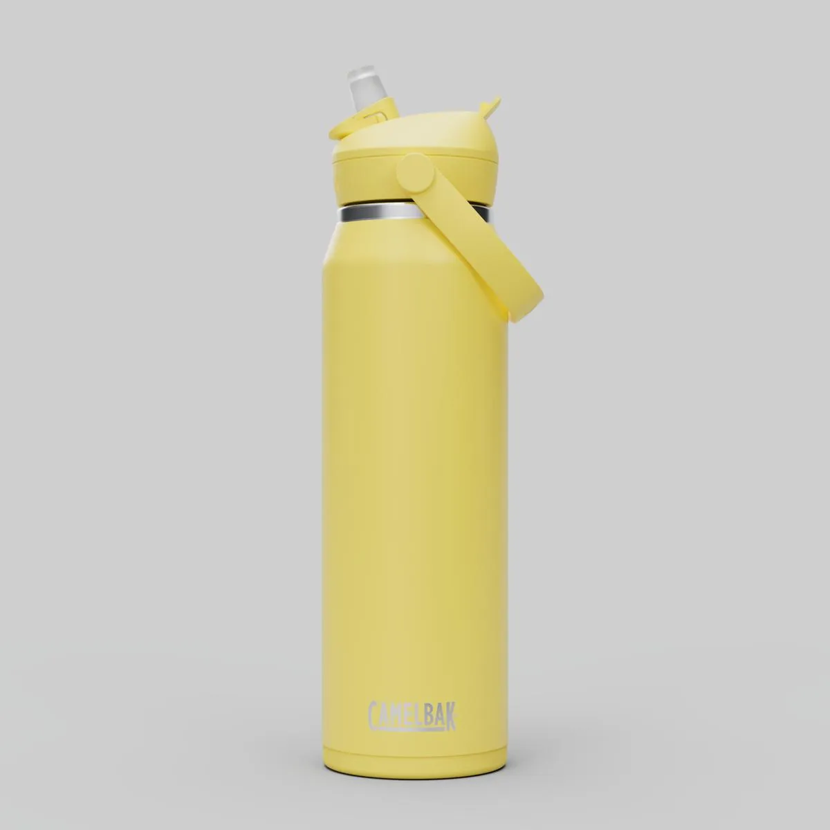 CAMELBAK - Botella Camelbak Straw 1 L Acero Inoxidable Aislado Amarilla