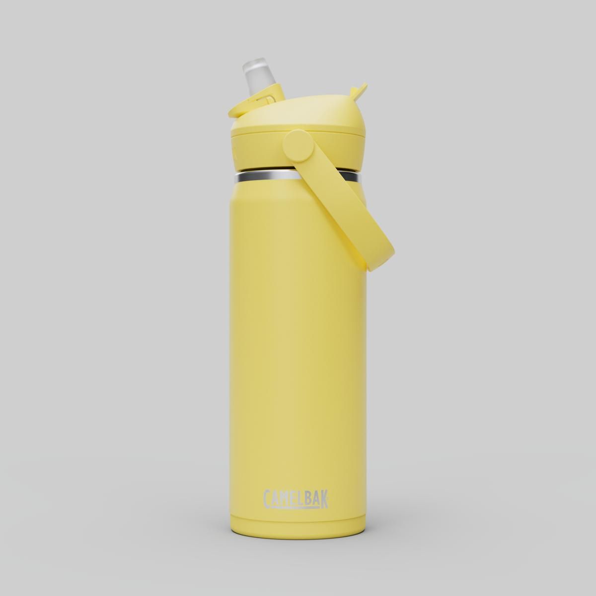 CAMELBAK - Botella Camelbak Straw 600 ml Acero Inoxidable Amarilla