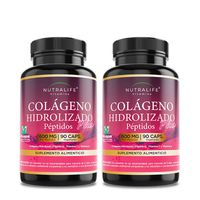 Peptidos De Colageno Hidrolizado + Vitam E & C Lf 2x90 Caps