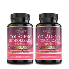 NUTRALIFE - Peptidos De Colageno Hidrolizado + Vitam E & C Lf 2x90 Caps