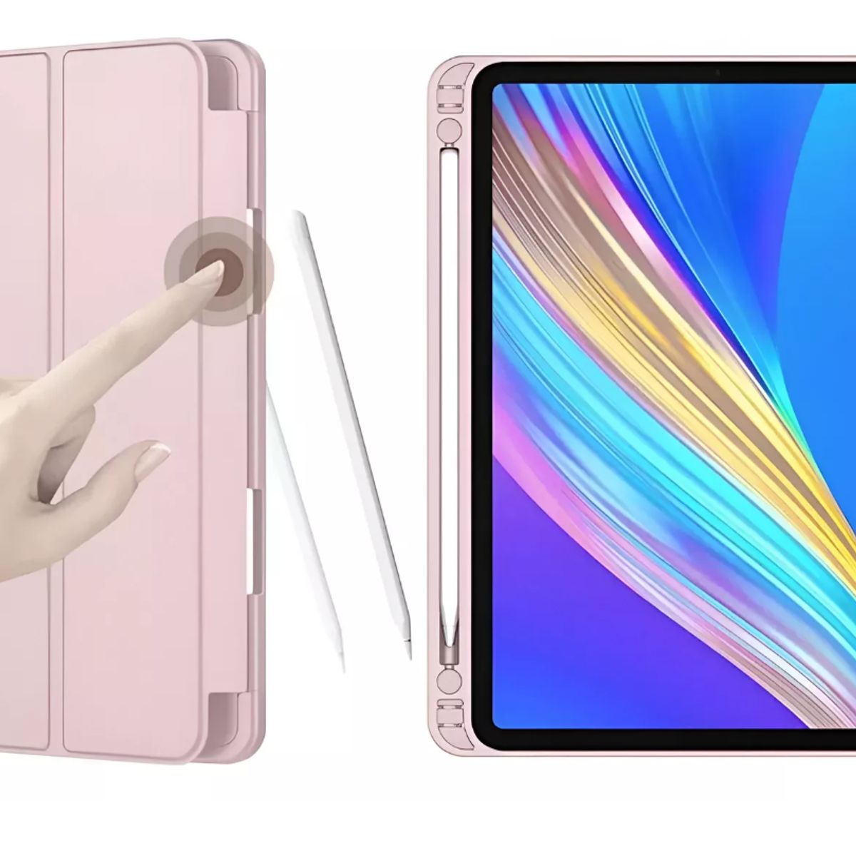 GENERICO - Funda Carcasa Para iPad 9.7 Generación + Lápiz Pencil Touch