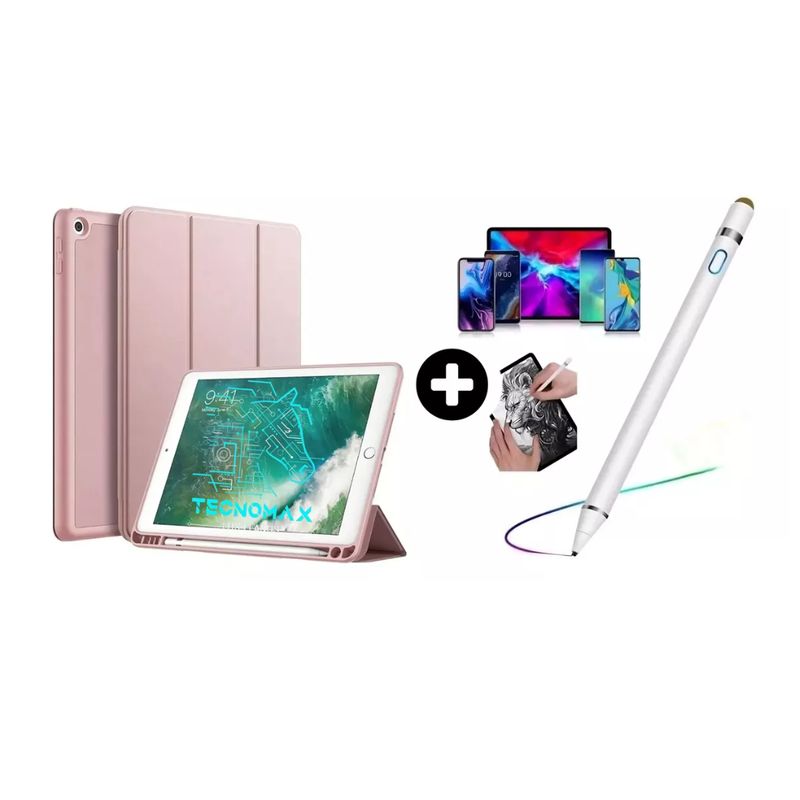 GENERICO - Funda Carcasa Para iPad 9.7 Generación + Lápiz Pencil Touch