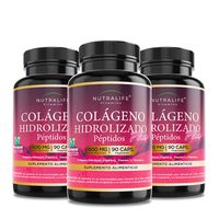 Peptidos De Colageno Hidrolizado + Vitam E & C Lf 3x90 Caps