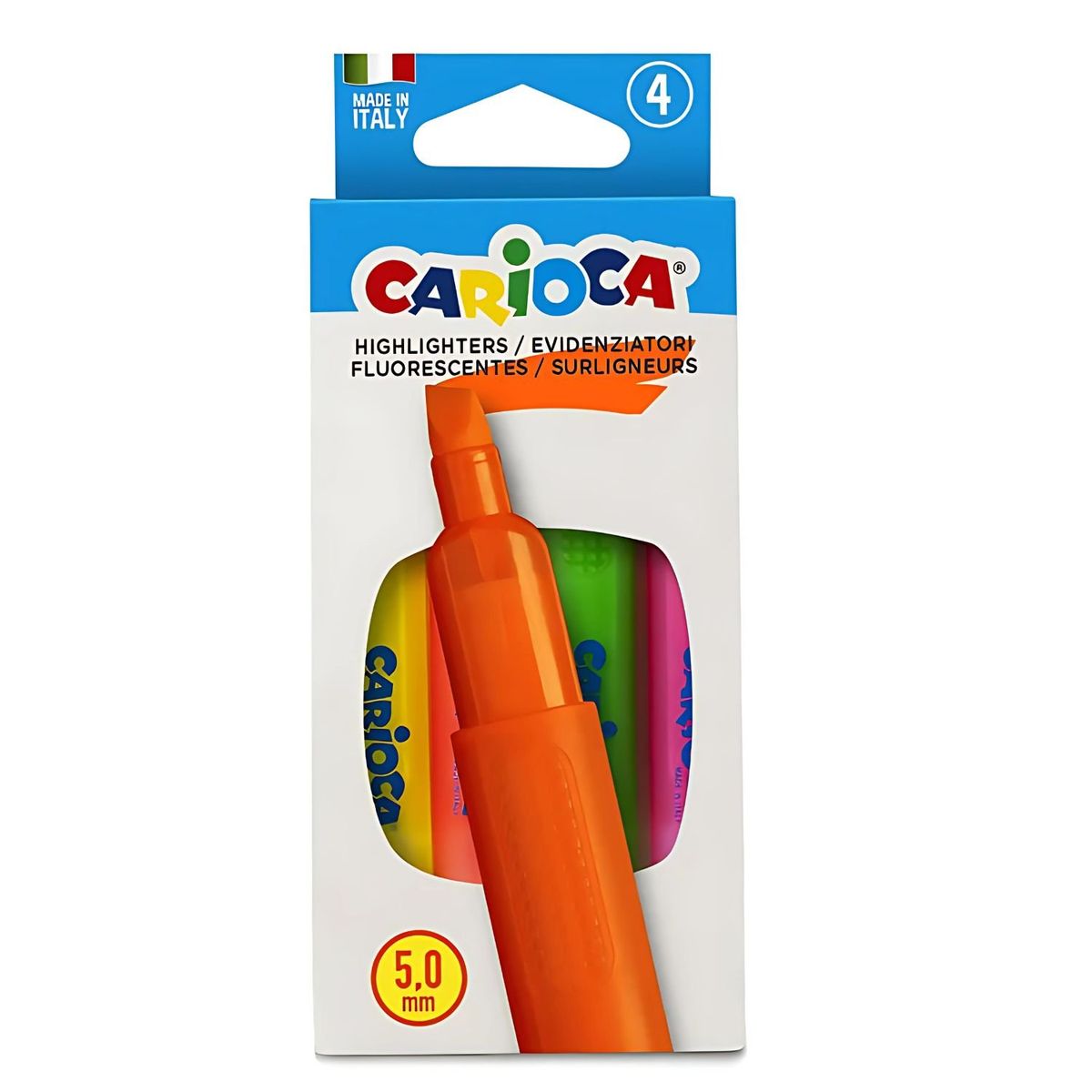 CARIOCA - Destacadores 4 Colores Carioca - SC
