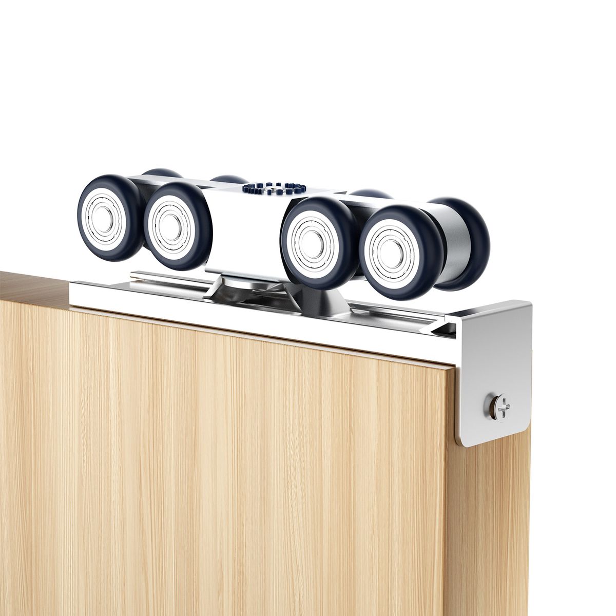 AIZO - Kit Correderas Para Colgar Puerta Estilo Granero Soporte80kg