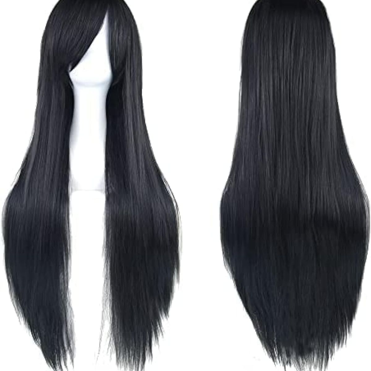 KUANGYE - Cosplay Pelucas Cabello Sinteticas Larga Y Liso