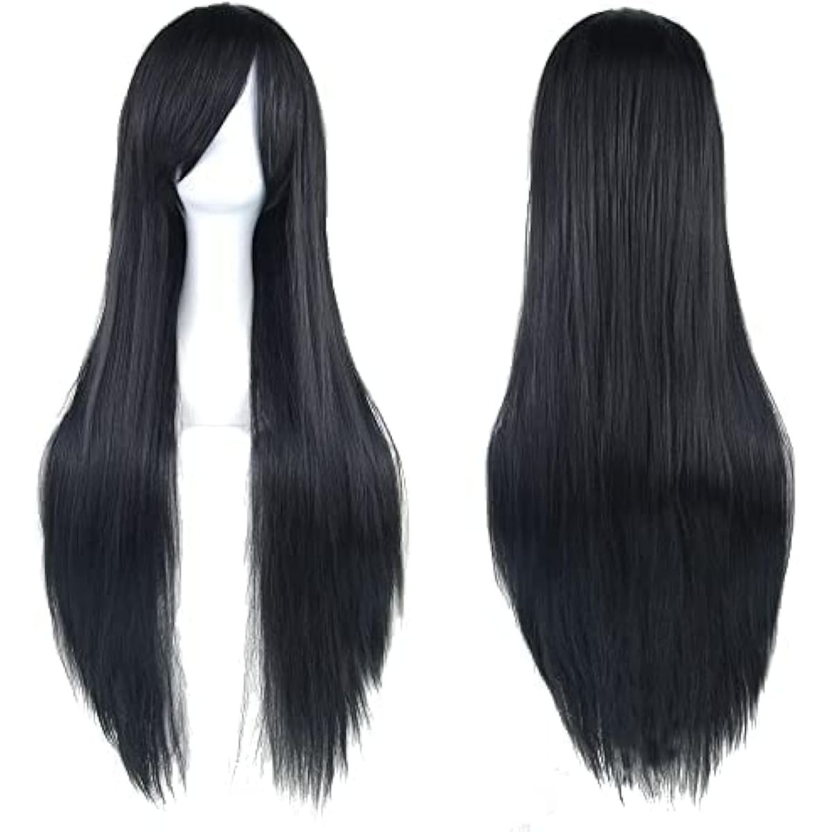 KUANGYE - Cosplay Pelucas Cabello Sinteticas Larga Y Liso