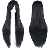 Cosplay Pelucas Cabello Sinteticas Larga Y Liso