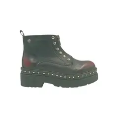 PAND G - Botín Rojo Plataforma Mujer