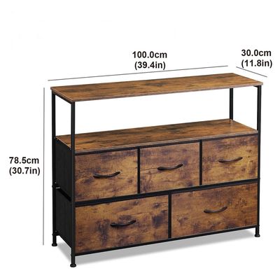 Imagen 2 del producto Repisa Multiuso Estanteria Con Cajones 100 X 30 X 78 Cm