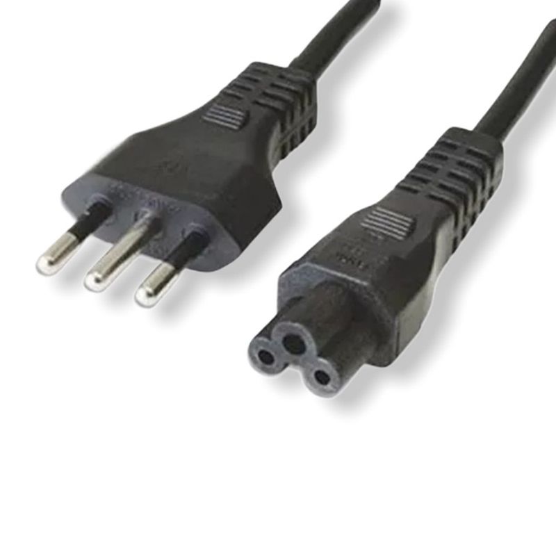 OEM - Cable Fuente Poder Trébol Pc Cargador Notebook