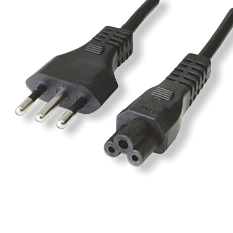OEM - Cable Fuente Poder Trébol Pc Cargador Notebook