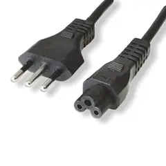OEM - Cable Fuente Poder Trébol Pc Cargador Notebook