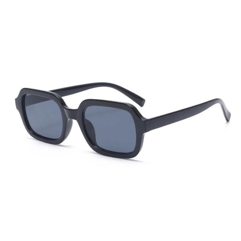 GENERICO - Lentes Gafas De Sol Retro Mujer Cuadrada Negro