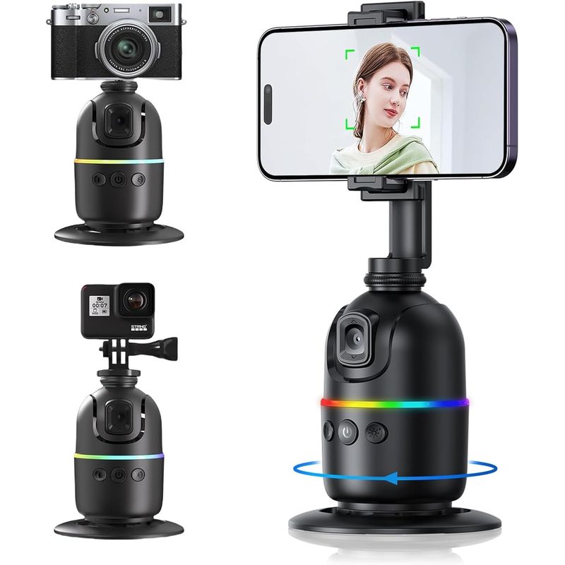 AIZO - Tripode Camara Escritorio Celular Video Seguimiento Facial