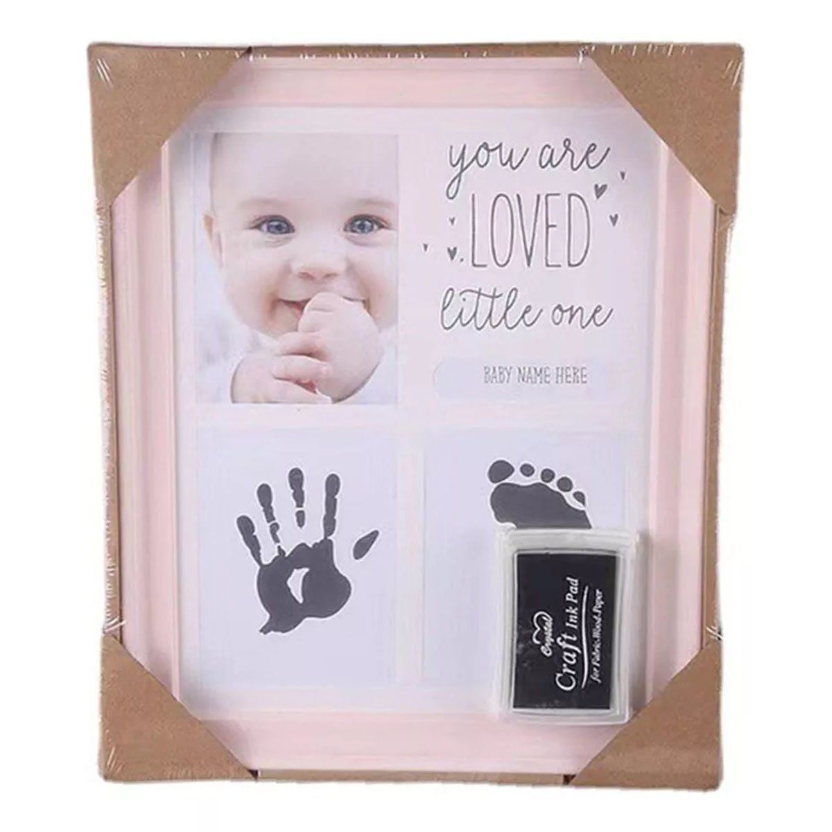 EDWINAYY - Almohadillas De Tinta Con Estampado De Huellas De Bebe