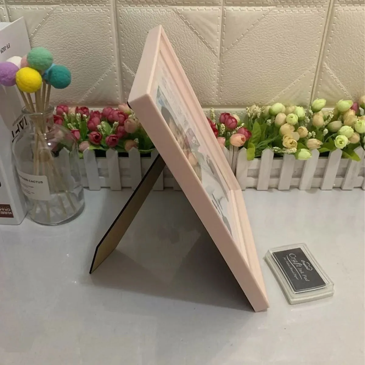 EDWINAYY - Almohadillas De Tinta Con Estampado De Huellas De Bebe