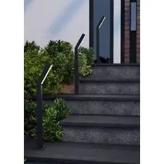 EGLO - Lámpara de pie Ugento Acero Led 2X5W IP44 Cod.900993