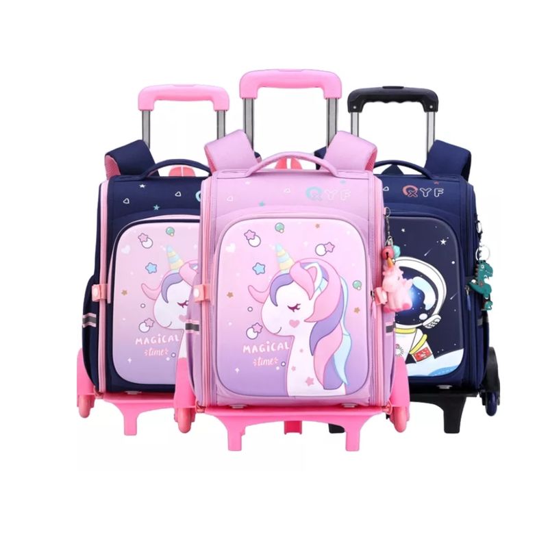HOMER OUTDOOR - Mochila Escolar Homer Outdoor Con Ruedas Y Compart Notebook