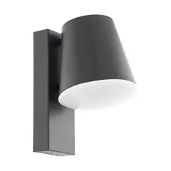 EGLO - Lampara Aplique Caldiero Acero E27 1x9w Led Ip44 Cod97482.