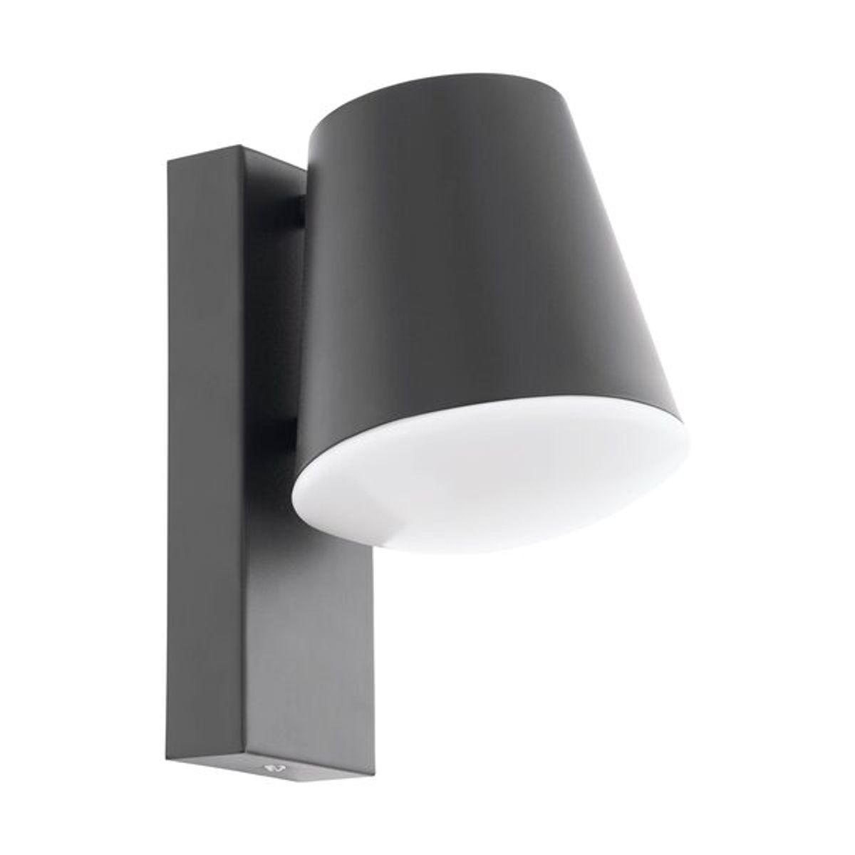 EGLO - Lampara Aplique Caldiero Acero E27 1x9w Led Ip44 Cod97482