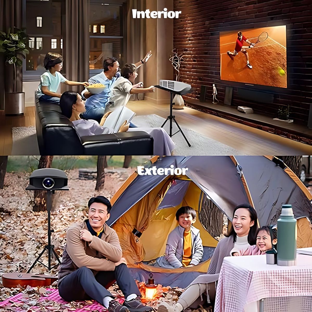 GENERICO - Plegable Soporte De Trípode Para Proyector Con Bandeja