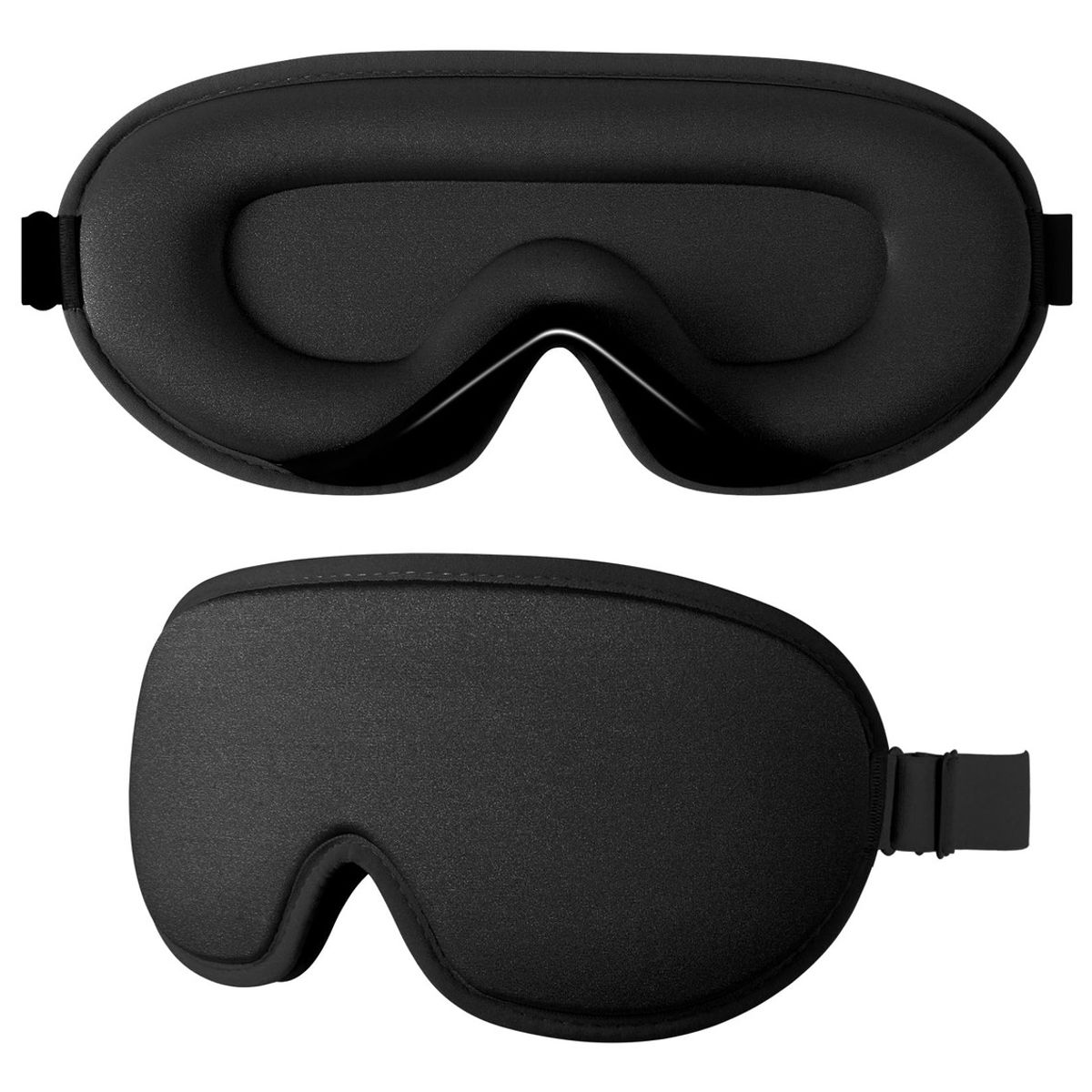 GENERICO - Máscara 3D Para Dormir Cubre Para Trabajo Viajes-Negro