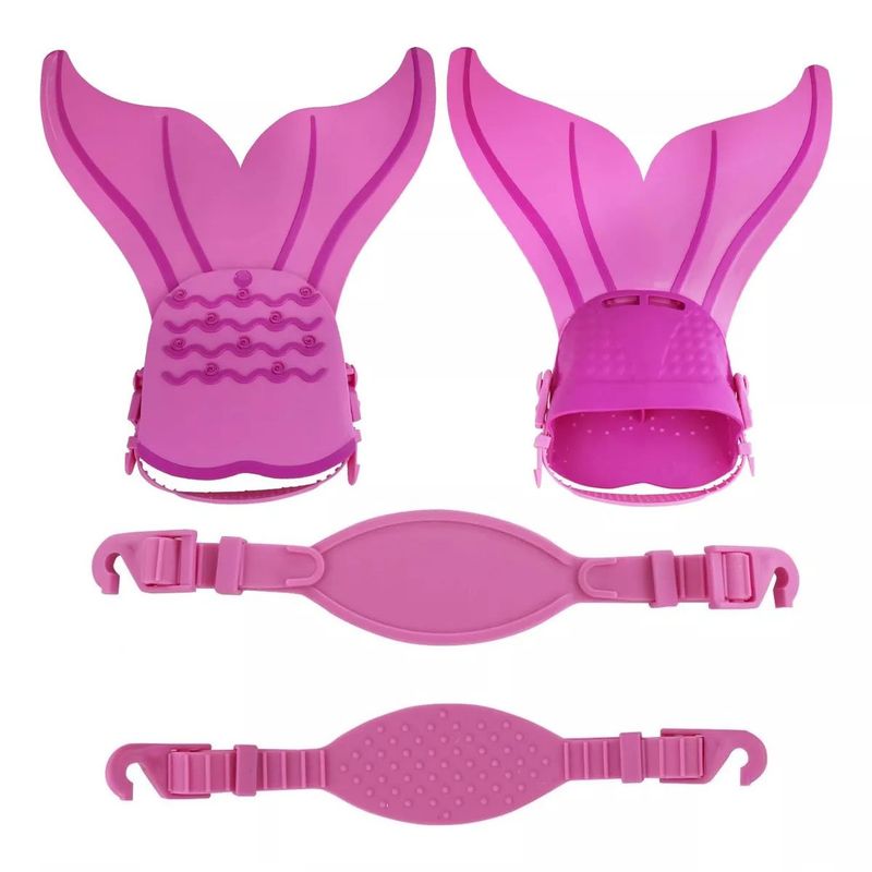 EDWINAYY - Aletas Cortas De Natación 100 Easyfins Gris Nabaiji