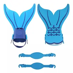 EDWINAYY - Aletas Cortas De Natación 100 Easyfins Gris Nabaiji