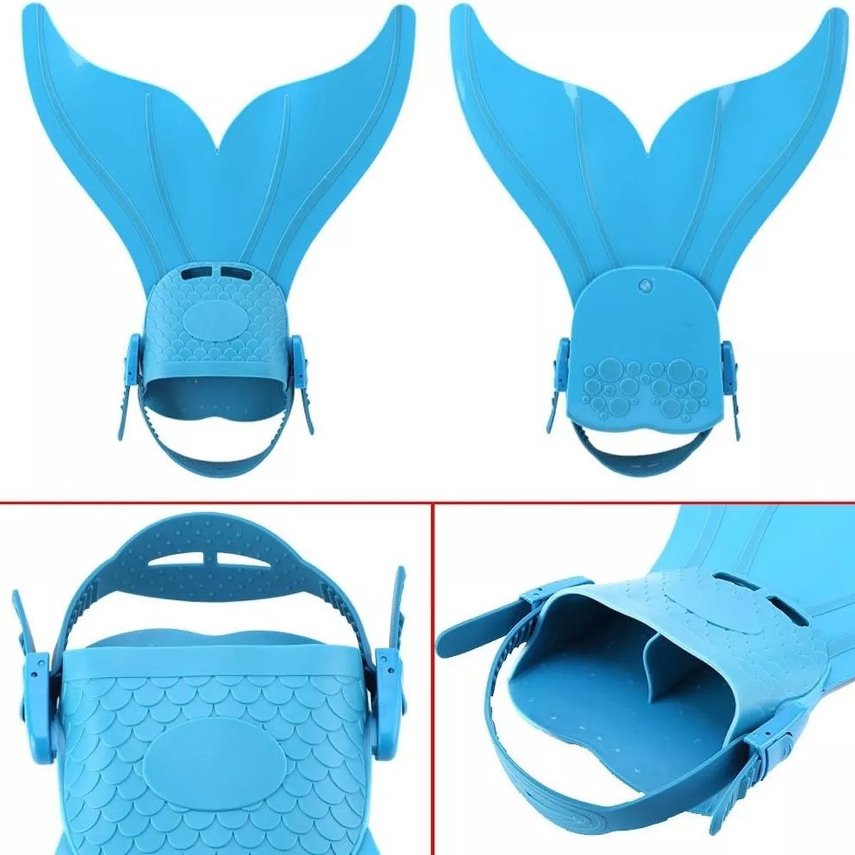 EDWINAYY - Aletas Cortas De Natación 100 Easyfins Gris Nabaiji