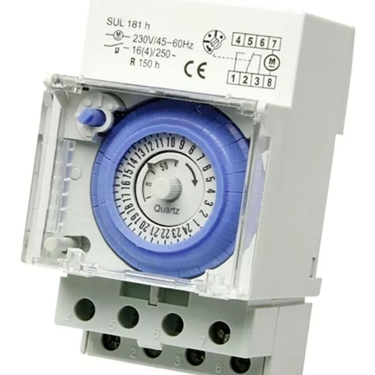 KUANGYE - Temporizador Analogo Timer Horario Din 220vv