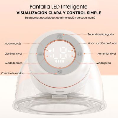 Imagen 2 del producto Extractor de Leche Portátil Manos libre Sacaleche Eléctrico
