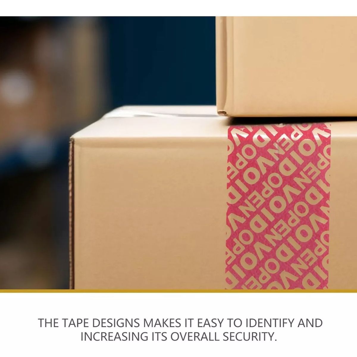 KUANGYE - Cinta De Seguridad Inviolable Cinta Void Medida 50mx50mm