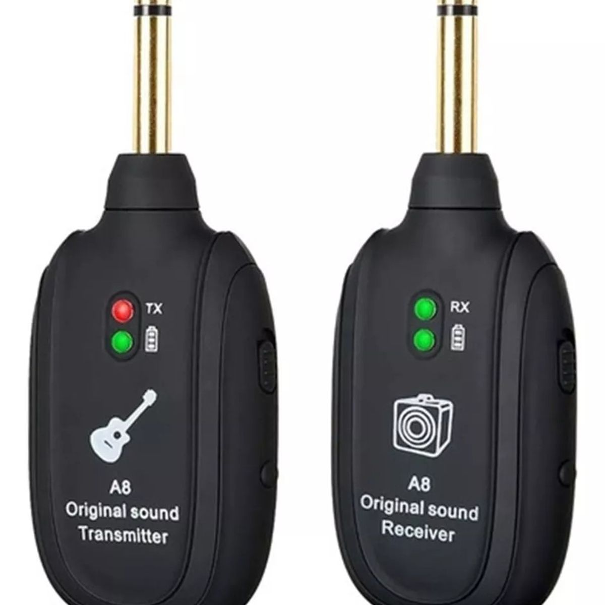 KUANGYE - Sistema Inalámbrico Guitarra bajo - A8 - Kit Completo