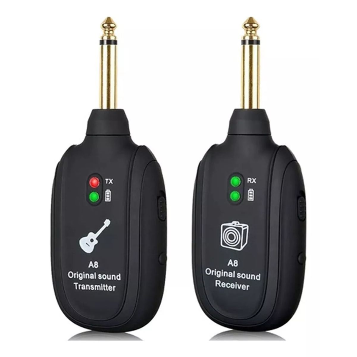 KUANGYE - Sistema Inalámbrico Guitarra bajo - A8 - Kit Completo