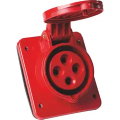 TRAMONTINA - Tomacorriente de Empotrar Industrial 3P+T 32 A 380-415 V CA 6 H