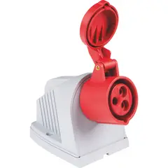 TRAMONTINA - Hembra Sobrepuesta Industrial 2P+T 32 A 380-415 V CA 9 H