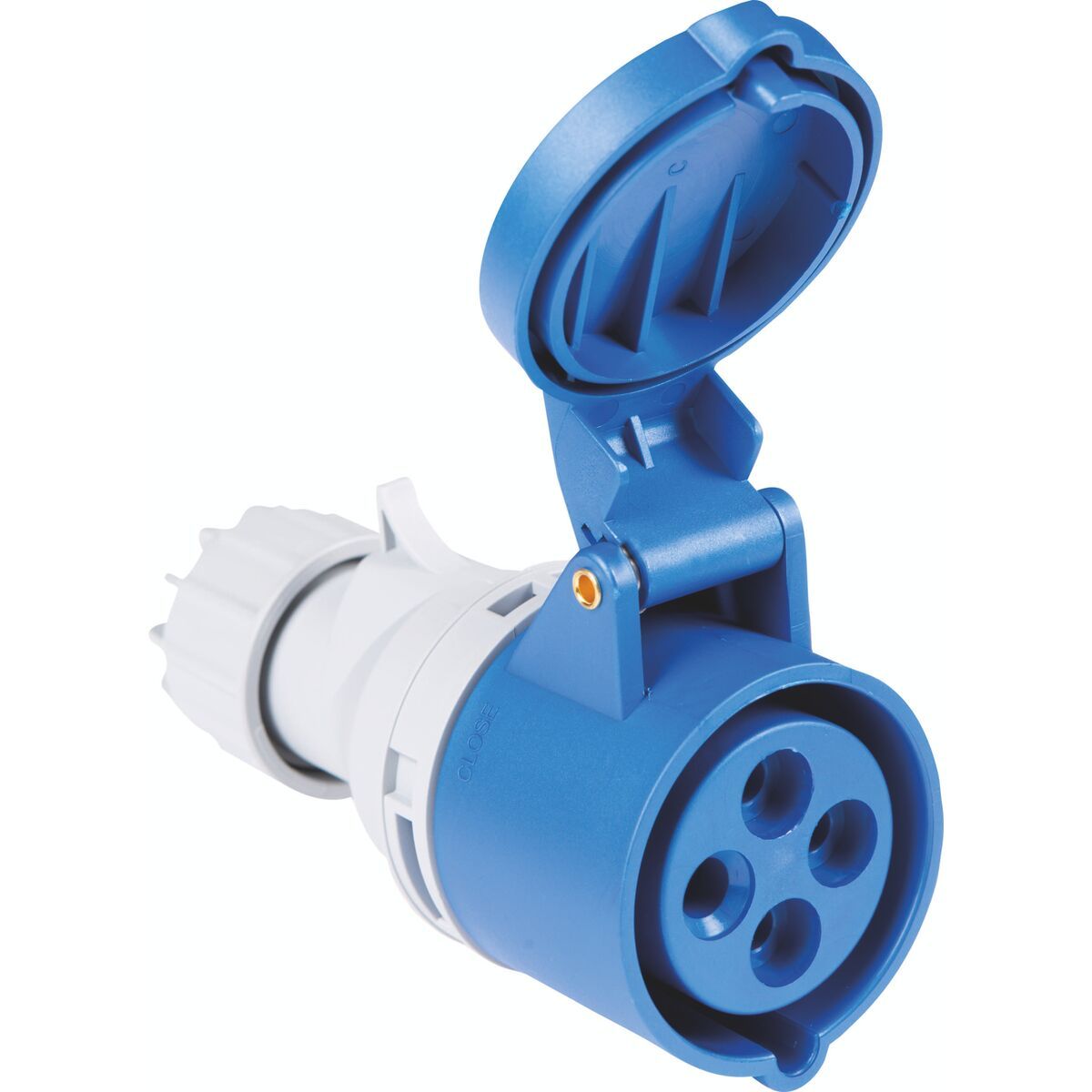 TRAMONTINA - Tomacorriente de Acople Industrial 3P+T 32 A 220-250 V CA 9 H Tramontina