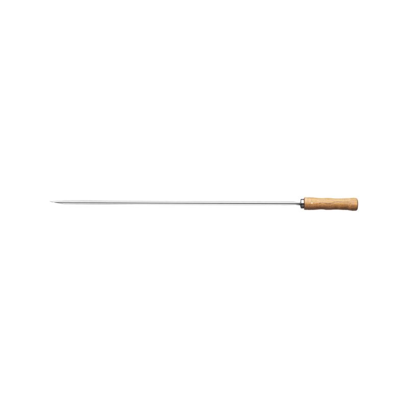 TRAMONTINA - Pincho Asado con Lámina de Acero 1 cm y Mango de Madera Largo Tatal 75 cm