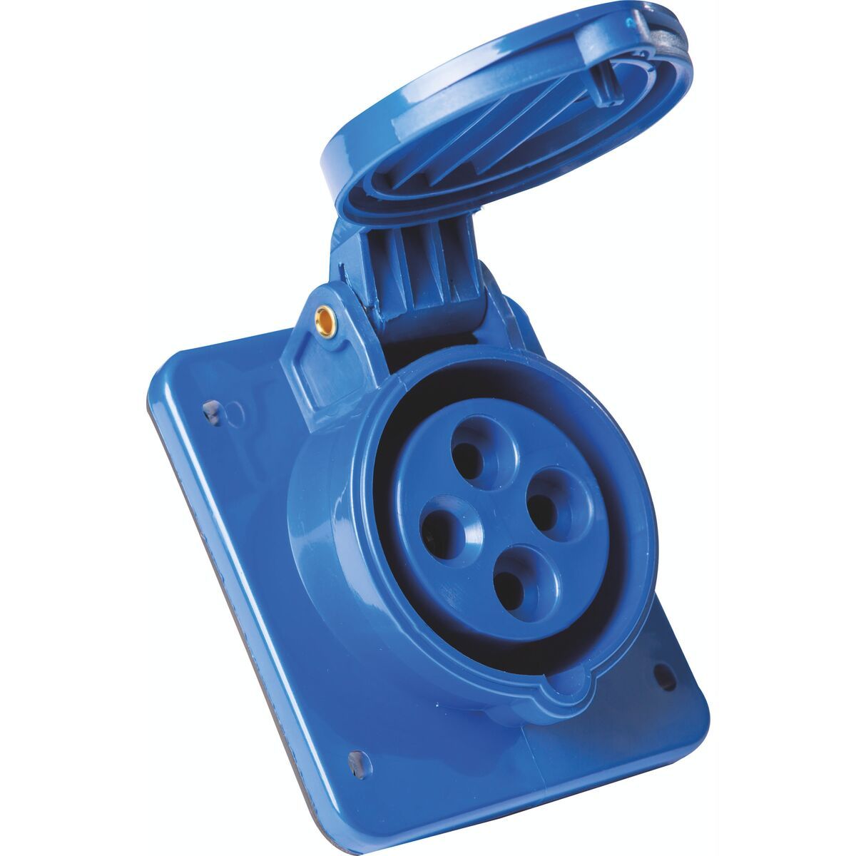 TRAMONTINA - Tomacorriente de Empotrar Industrial 3P+T 16 A 220-250 V CA 9 H Tramontina