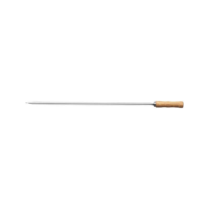 TRAMONTINA - Pincho Asado con Lámina de Acero 18 cm y Mango de Madera Largo Tatal 75 cm